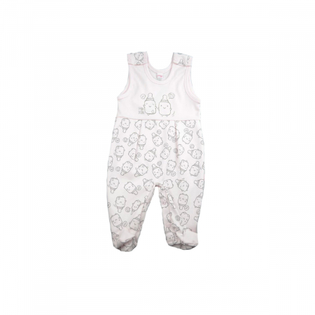 Salopete bebelusi fete - Salopeta fara maneci pentru fete Koala Butelki 06-684-68-cm, Roz