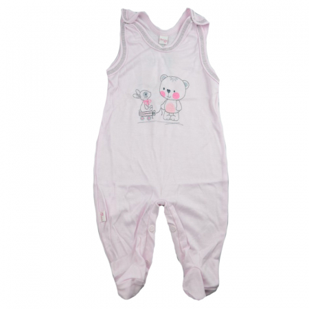 Salopete bebelusi fete - Salopeta pentru fete Koala Misio Bambus 05-933R-62-cm, Roz