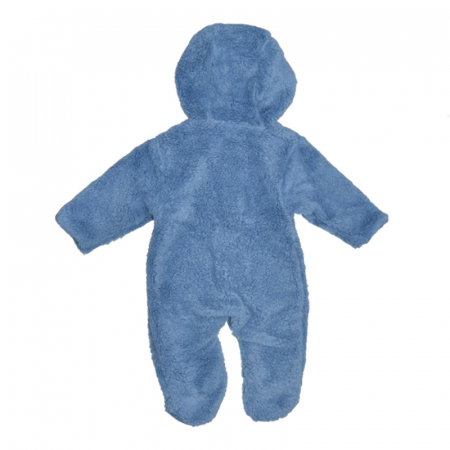 Salopeta pufoasa cu gluga pentru bebelusi Mini Junior SLP-BAL1, Albastru [2]
