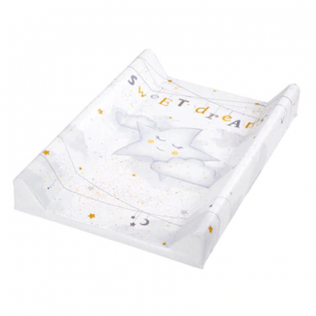 Saltea de infasat - Saltea de infasat moale 70 x 47 cm Albero Mio 473454, Alb