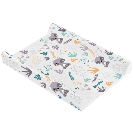 Accesorii camera bebe - Saltea de infasat moale 70 x 48 x 9 cm, Sensillo 389493, Alb