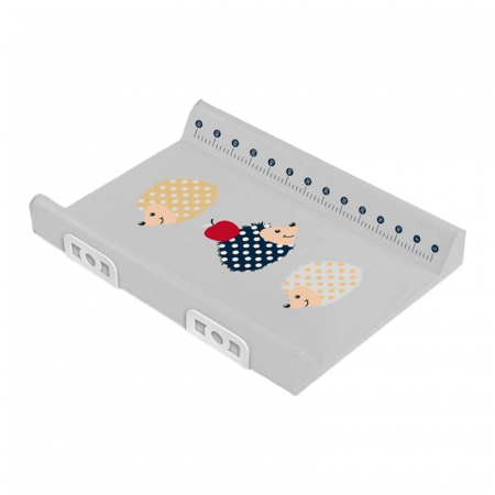 Accesorii camera bebe - Saltea de infasat rigida 70 x 49 x 3 cm pentru bebelusi Sensillo 120225, Gri