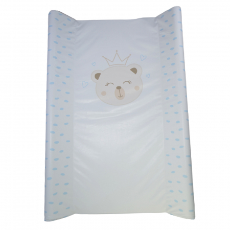 Saltea de infasat rigida 70 x 50 x 3 cm pentru bebelusi Albero Mio 341620A, Alb [0]