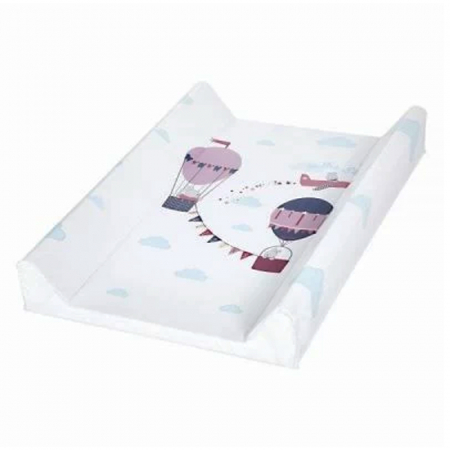 Saltea de infasat - Saltea de infasat rigida 70 x 50 x 3 cm pentru bebelusi Albero Mio 373157A, Alb