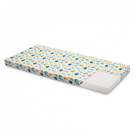 Saltea din spuma poliuretanica 120 x 60 x 6 cm Sensillo 395289, Alb [3]