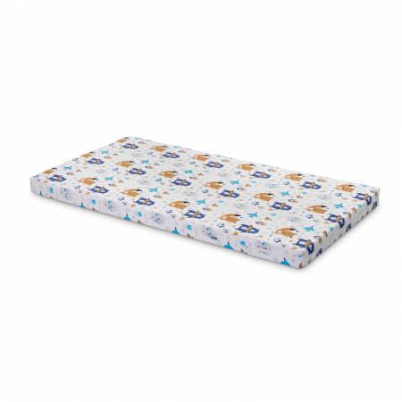 Saltele copii pentru patut - Saltea din spuma poliuretanica 120 x 60 x 6 cm Sensillo 307156 SILLO-01707, Alb