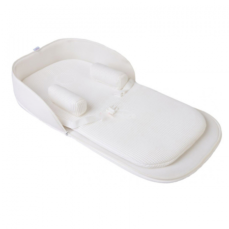 Saltele copii pentru patut - Saltea pentru pozitionare 80 x 35 x 4 cm BabyMatex 061391, Alb