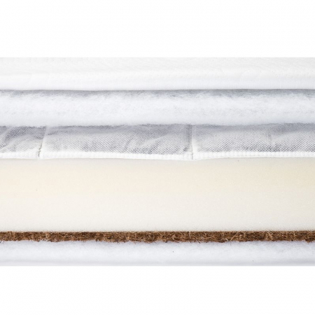 Saltea Sensillo Hrisca-Spuma-Cocos 120 x 60 x 11 cm 523719, Alb [1]
