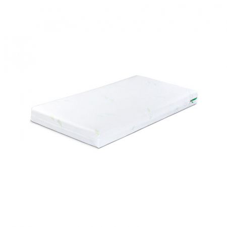 Saltele copii pentru patut - Saltea Sensillo Luxe Cocos-Spuma-Cocos cu Aloe Vera 120 x 60 x 11 cm 523702, Alb
