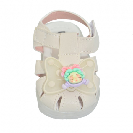 Sandale cu led pentru fete MRS S-3B, Bej [1]