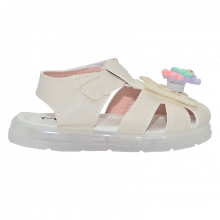 Sandale cu led pentru fete MRS S-3B, Bej [2]