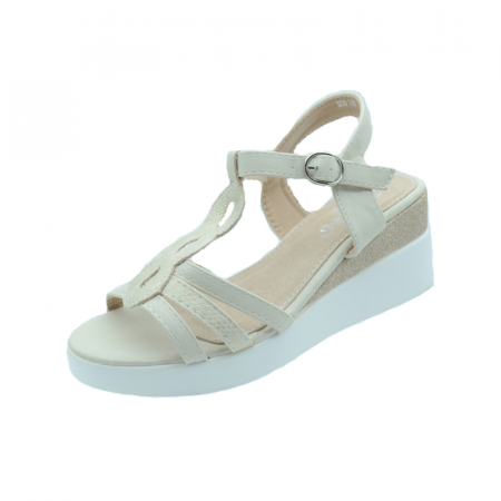Sandale cu platforma fete - Sandale cu platforma fete MRS M816B, Bej