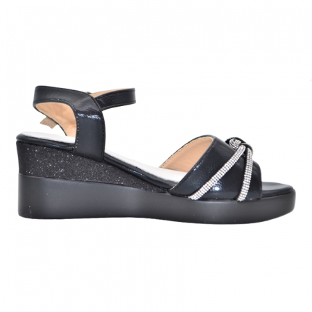Sandale cu platforma pentru fete MRS M734N,  Negru [2]