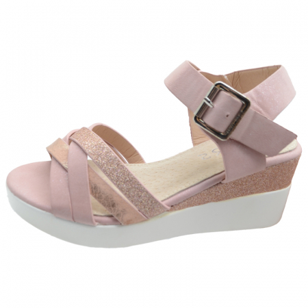 Sandale cu platforma fete - Sandale cu platforma pentru fete MRS M813-BER-28, Roz