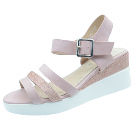 Sandale cu platforma fete - Sandale cu platforma pentru fete MRS M817-36, Roz