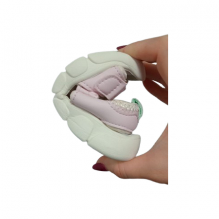 Sandale cu talpa flexibila, pentru fete, Apawwa, E909R, Roz [5]