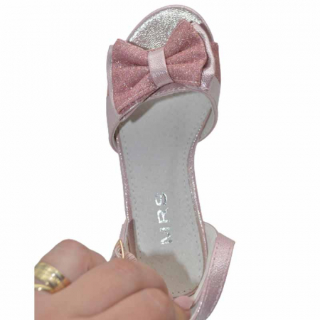 Sandale cu toc pentru fete MRS R1031-R, Roz [2]