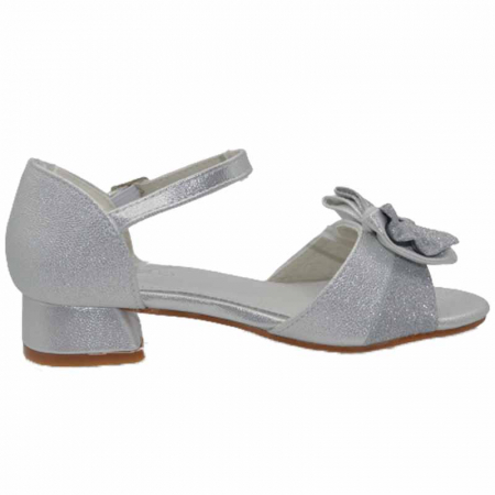 Sandale cu toc pentru fete MRS M1031, Argintiu [1]