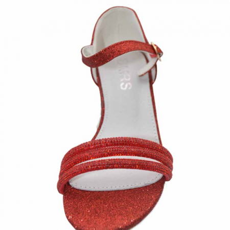 Sandale cu toc pentru fete MRS M1039, Rosu [2]