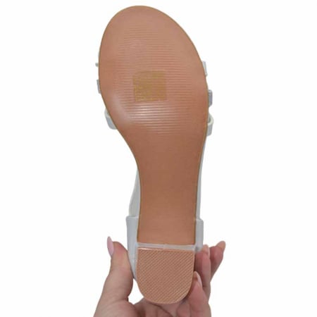Sandale cu toc pentru fete MRS M1032, Argintiu [4]