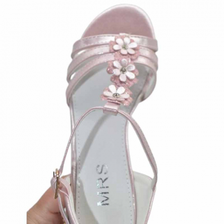Sandale cu toc pentru fete MRS M1036, Roz [3]