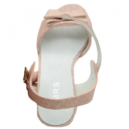 Sandale cu toc pentru fete MRS R2022-25, Roz [3]