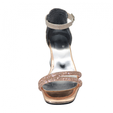 Sandale cu toc transparent pentru fete Small Foot SMLF-11, Roz [3]