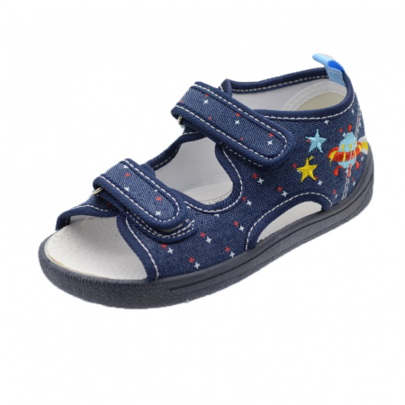 Sandale din panza baieti - Sandale din panza pentru baieti American Club TEN28/20AL-30, Multicolor