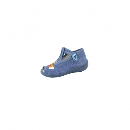 Sandale din panza baieti - Sandale ortopedice din panza pentru baieti Nazo NZ151-25, Albastru