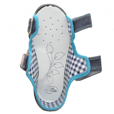 Sandale din panza pentru baieti Renbut 0113-G-30, Gri [3]