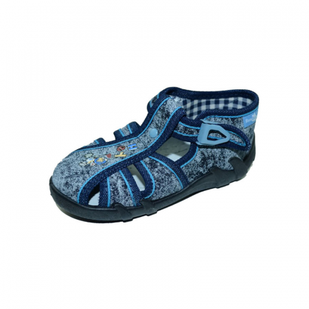 Sandale din panza baieti - Sandale din panza pentru baieti Renbut RBTB26A-25, Albastru