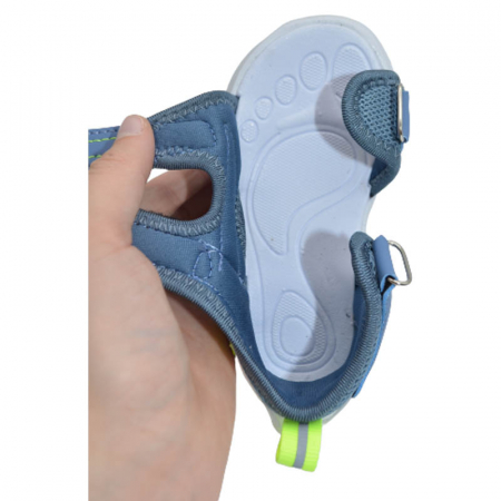 Sandale din panza pentru baieti Tom Miki T-10509-C, Albastru [3]