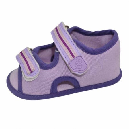 Sandale panza fete - Sandale din panza pentru fete Mini Junior 250523-SDLM, Mov