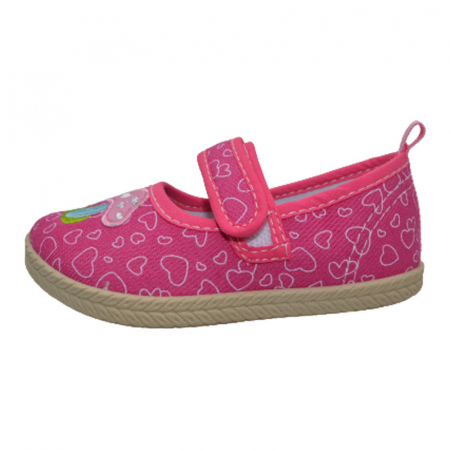 Tenisi fete - Pantofi din panza pentru fete American Club TEN33/21-R-21, Fucsia
