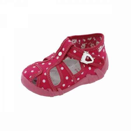 Sandale panza fete - Sandale din panza pentru fete Renbut 13-128F-25, Fucsia