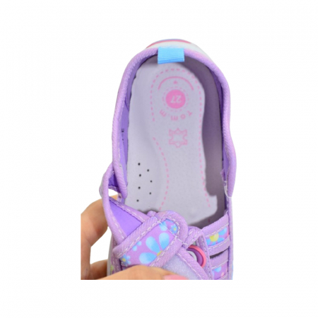 Sandale din panza pentru fete, Tom Miki T-0781-M, Mov [4]