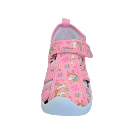 Sandale din panza pentru fete, Tom Miki T-11119-A, Roz [1]