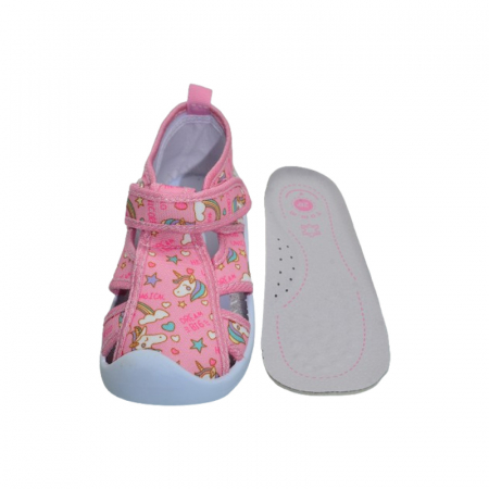 Sandale din panza pentru fete, Tom Miki T-11119-A, Roz [4]