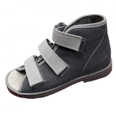 Sandale băieți - Sandale din piele baieti Dawid 22 1673DW, Gri