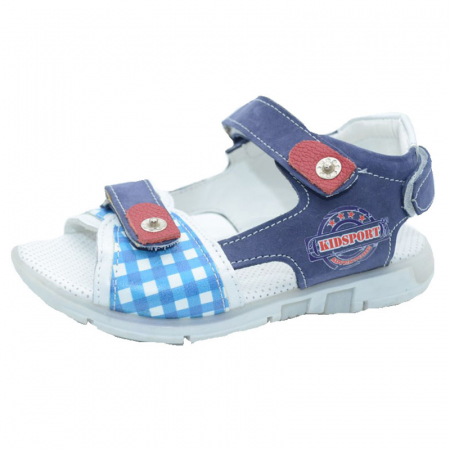 Sandale băieți - Sandale din piele pentru baieti Scode SSCD2-B-30, Multicolor