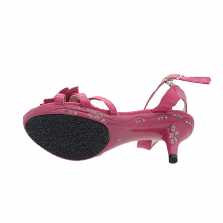 Sandale cu toc pentru fete MRS M-1109-2-31, Fucsia [1]