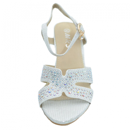 Sandale cu toc pentru fete MRS M1301-A-31, Alb [1]