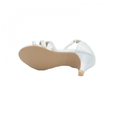 Sandale cu toc pentru fete MRS M1306-31, Argintiu [1]