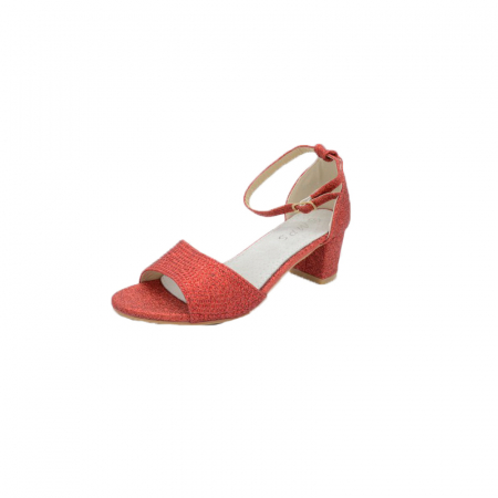 Sandale cu toc fete - Sandale cu toc pentru fete MRS M1307-RO-31, Rosu