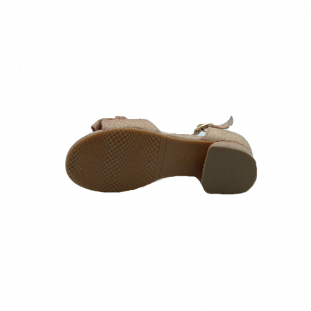 Sandale cu toc pentru fete MRS R725-AU1-25, Auriu [1]