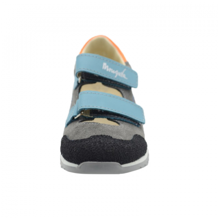 Sandale profilactice pentru baieti Mrugala SMR1-G-31, Gri [3]