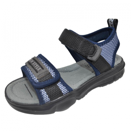 Sandale băieți - Sandale ortopedice pentru baieti Tom Miki C-T10037-C, Bleumarin