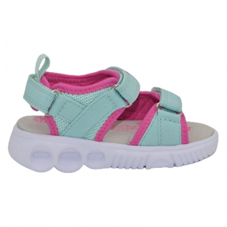 Sandale ortopedice cu led pentru fete American Club RL150/24, Turcoaz [1]