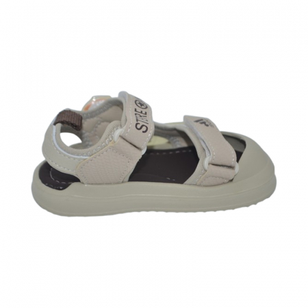 Sandale ortopedice, cu leduri, pentru baieti, Bessky  ST38-3, Crem [3]