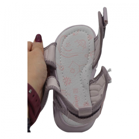 Sandale ortopedice, cu leduri, pentru fete, Bi&Ki, A-B01402-F, Roz [3]